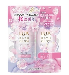 【LUX】櫻花洗髮護髮組各400g(修護亮澤)